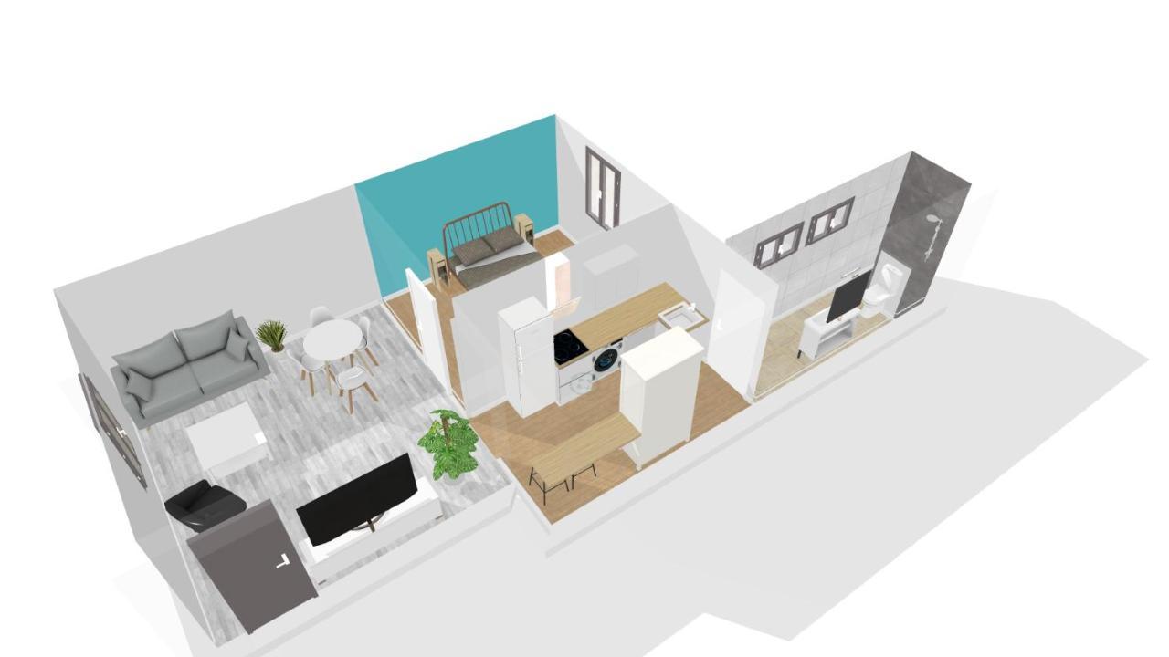 Le Blue St Leon : 2 Pieces Cozy Lit King Size Wifi Apartment Колмар Екстериор снимка